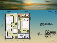 Paradise Ocean View Pattaya 111sqm 2Beds for Sale